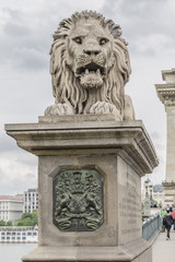 Fototapeta na wymiar Sculpture of a lion
