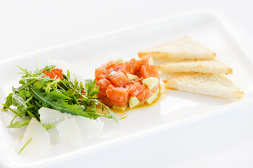 salmon tartar