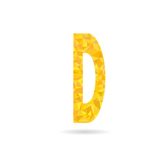 alphabet  low polygon