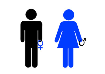 Piktogramm / Mann, Frau / Liebe