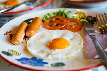 breakfast on table