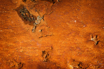 Rust Stained Concrete Close Up Background