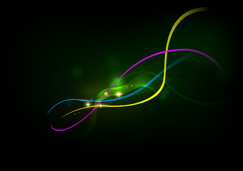 Abstract Line Vector Background