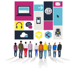 Computer Cloud Computing Storage Media Digital Concept