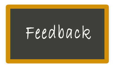 Obraz premium Feedback Rückmeldung