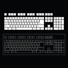 Fototapeta premium Computer keyboard 