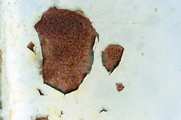 Rust and vintage iron plate