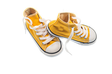 yellow sneakers