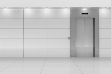 Modern Elevator Hall Interior