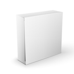 Naklejka premium White Product Package Box Mock Up Template