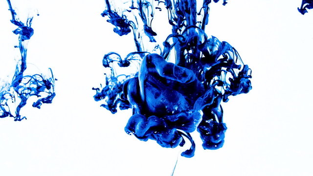  Ink drifting through water for magical effects
