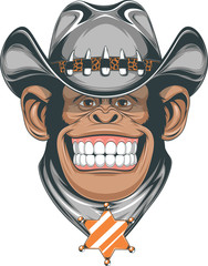 Obraz premium Funny monkey