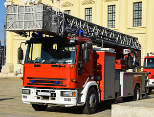 Firefighter truck