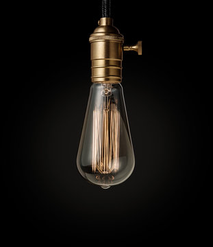 Vintage incandescent Edison type bulb