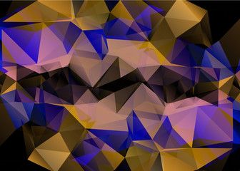 Colorful Polygonal Mosaic Background