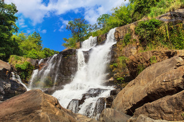Fototapeta na wymiar Mae Klang waterfall, Doi Inthanon national park, Chiang Mai, Tha