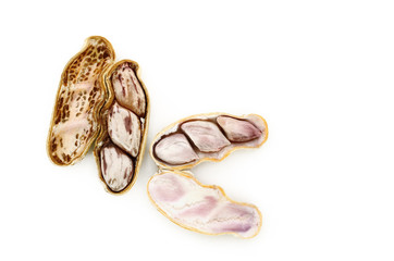 peanut isolated on white background
