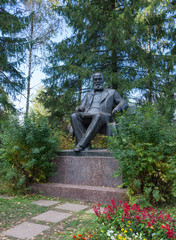 Obraz premium The Monument To Alexander Nikolayevich Ostrovsky.