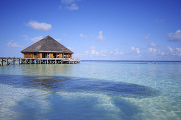 Maldives, water villas