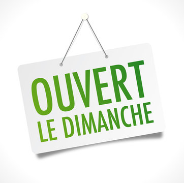 Ouvert de dimanche