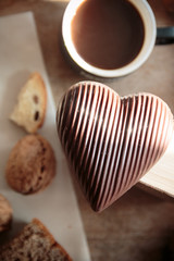 chocolate heart