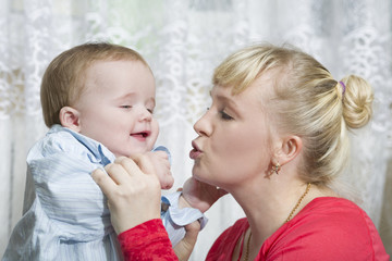 Mother and son