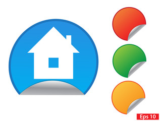 home icon.  Vector concept