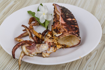 Grilled cuttlefish