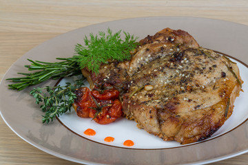 Roasted pork
