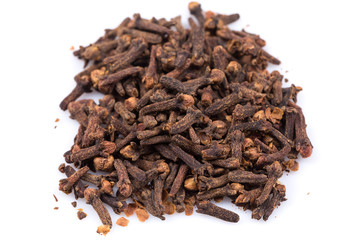 Cloves isolated on white background