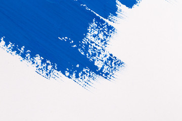 stroke blue paint brush