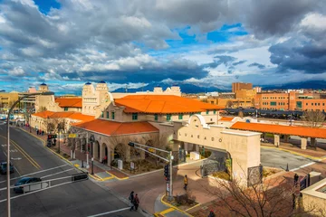 Türaufkleber View of Alvarado Transportation Center, in Albuquerque, New Mexi © jonbilous