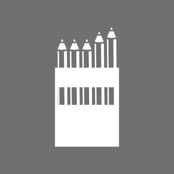 recommend clip art: Icono caja de lápices FO
