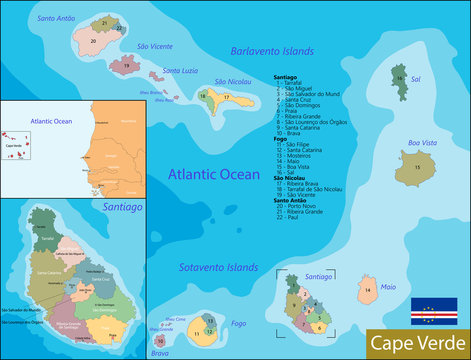 Cape Verde map