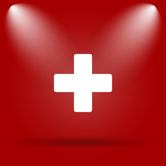 Obraz premium Medical cross icon