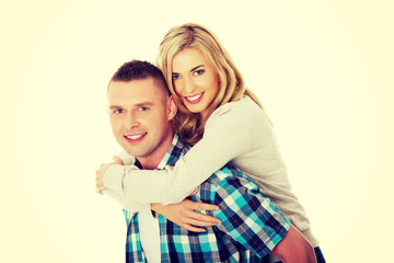 Portrait of happy couple