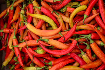 Semi-dry peppers