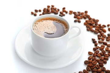 Cup of coffee close-up
