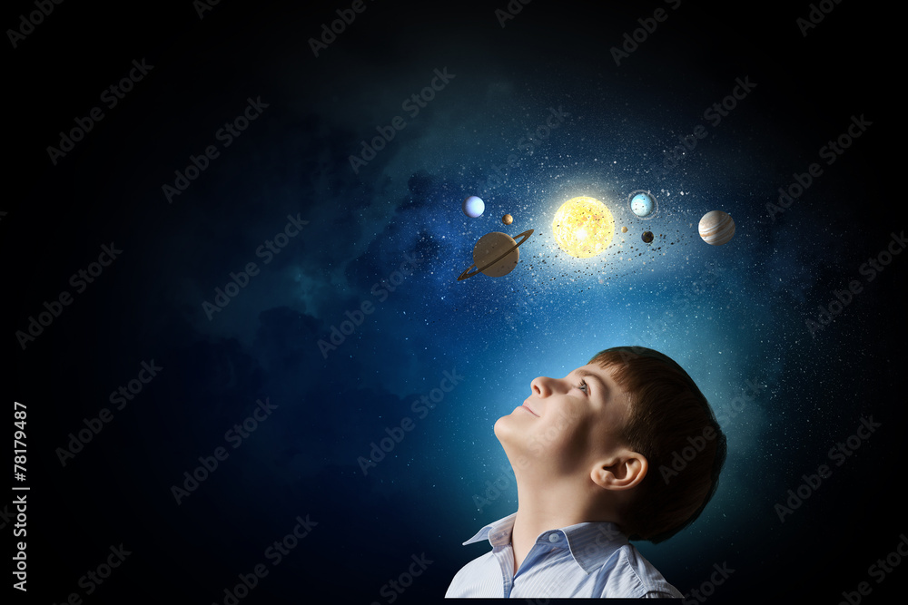 Wall mural what do you know about space?