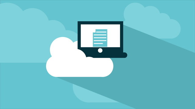 Cloud computing Video animation, HD 1080