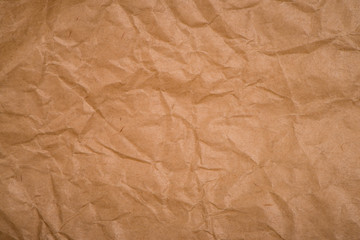 Crumpled recycled paper
