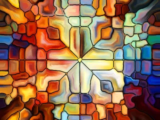 Foto op Canvas Dreaming of Stained Glass © agsandrew