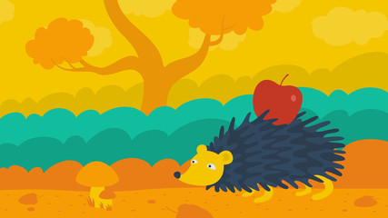 Hedgehog in the Forest