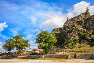 Fototapeta na wymiar Corfu fortress
