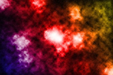 Fototapeta na wymiar Colourful Nebula