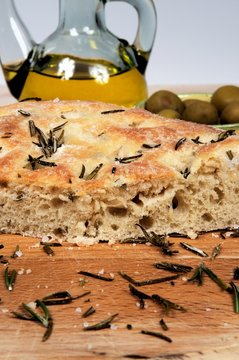 Rosemary focaccia bread © Arena Photo UK