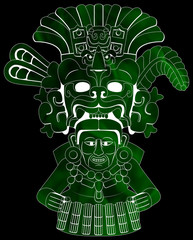 Maya - Yum Kaax 2 - Green & Black