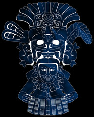 Maya - Yum Kaax 2 - Blue & Black