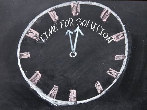 time for solution sign on blackboard