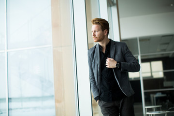 Young man in the office